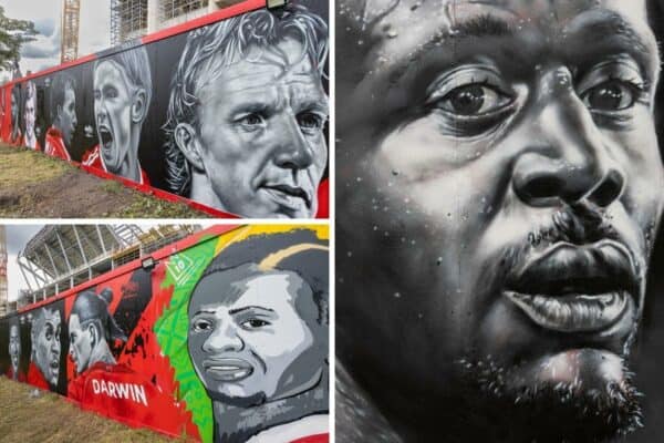 Anfield Road End Mural.