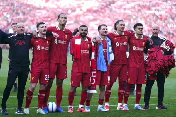 Liverpool’s Premier League title win was confirmed (Peter Byrne/PA)